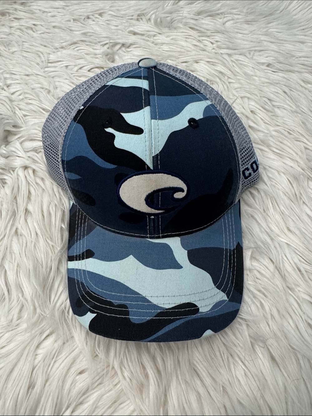 Men’s costa Blue Camouflage baseball hat
